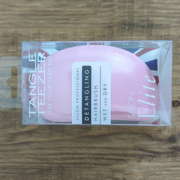 Tangle Teezer Salon Elite Detangling Hairbrush Wet and Dry - Pink and Purple - Picture 1 of 5